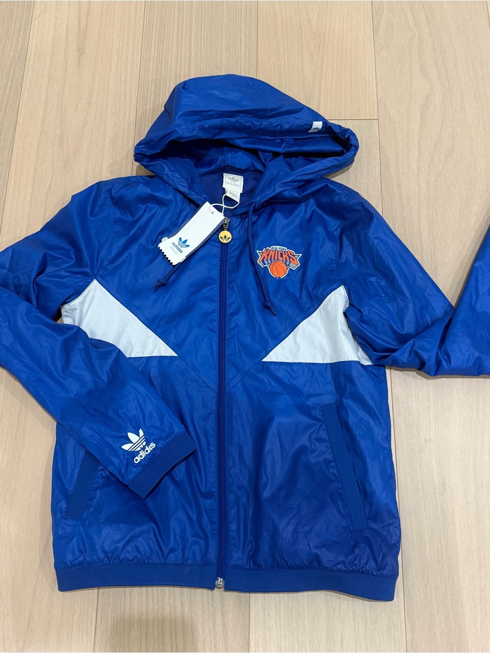 adidas NY Knicks Windbreaker | Size S